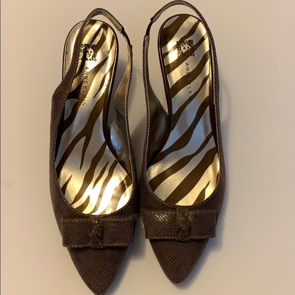 Anne Klein slingbacks